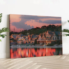 Load image into Gallery viewer, Houses Philadelphia Boathouse Row Canvas Wall Art