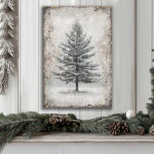 Load image into Gallery viewer, Vintage Christmas Tree Wall Art VII