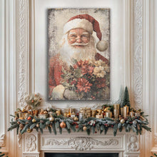 Load image into Gallery viewer, Vintage Christmas Santa Claus Wall Art