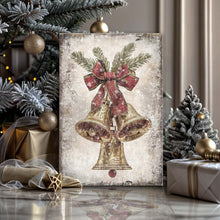 Load image into Gallery viewer, Vintage Christmas Bells Wall Art