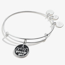 Load image into Gallery viewer, Gossip Girl Logo Charm Bangle