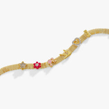 Load image into Gallery viewer, Barbie™ Multicharm Mesh Chain Bracelet