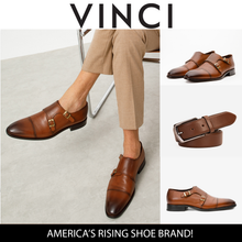 Load image into Gallery viewer, The Essen Brown Cap Toe Double Monk Strap Men Shoe