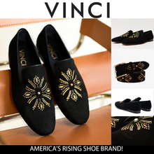 Load image into Gallery viewer, The Lazio Shoe Black Suede Slip-on Loafer Men Shoe