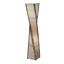 Load image into Gallery viewer, Modern Twist Sculpture Style Floor Lamp Lantern with Beige Shade