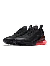 Load image into Gallery viewer, Nike Mens Air Max 270 Black/Black-Hot Punch