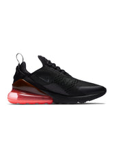 Load image into Gallery viewer, Nike Mens Air Max 270 Black/Black-Hot Punch