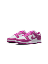 Load image into Gallery viewer, Nike Women’s Dunk Low - White/Hot Fuchsia
