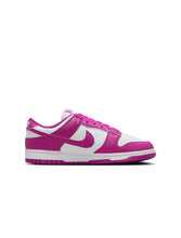 Load image into Gallery viewer, Nike Women’s Dunk Low - White/Hot Fuchsia