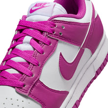 Load image into Gallery viewer, Nike Women’s Dunk Low - White/Hot Fuchsia