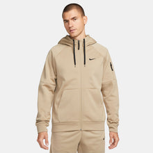 Load image into Gallery viewer, Nike Mens Therma Full Zip Fitness Top - Khaki
