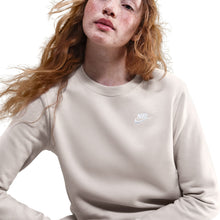 Load image into Gallery viewer, Nike Women's Sportswear Club Fleece Crewneck - Light Orewood Brown