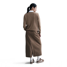 Load image into Gallery viewer, Nike Women's Sportswear Club Fleece Crewneck - Mink Brown