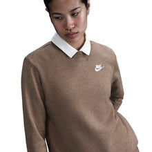 Load image into Gallery viewer, Nike Women's Sportswear Club Fleece Crewneck - Mink Brown