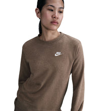 Load image into Gallery viewer, Nike Women's Sportswear Club Fleece Crewneck - Mink Brown