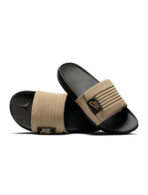 Load image into Gallery viewer, Nike Mens Offcourt Adjust Slides - Black/Khaki