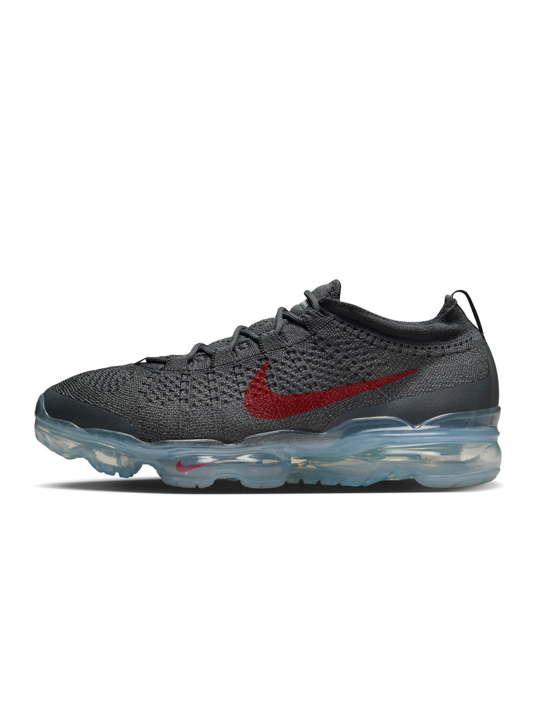 Nike Mens Air Vapormax 2023 Flyknit - Dark Grey/Gym Red