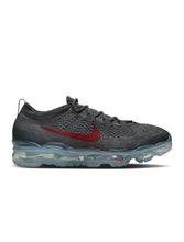 Load image into Gallery viewer, Nike Mens Air Vapormax 2023 Flyknit - Dark Grey/Gym Red