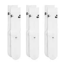 Load image into Gallery viewer, Nike 3-Pack Sportswear Everyday Essential Socks - White