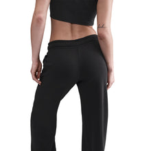 Load image into Gallery viewer, Nike Women's Mid-Rise Wide-Leg Sweatpants - Black