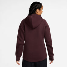 Load image into Gallery viewer, Nike Womens Sportswear Tech Fleece Windrunner  Hoodie- Burgundy Crush