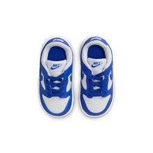 Load image into Gallery viewer, Nike (TD) Dunk Low - White/Hyper Royal