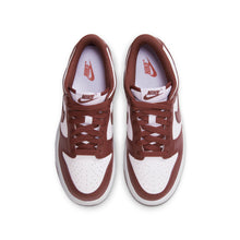 Load image into Gallery viewer, Nike Big Kids Dunk Low - White/Redwood