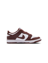 Load image into Gallery viewer, Nike Big Kids Dunk Low - White/Redwood