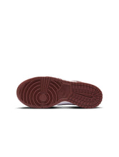 Load image into Gallery viewer, Nike Big Kids Dunk Low - White/Redwood