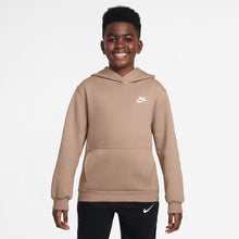 Load image into Gallery viewer, Nike Big Kids Sportswear Club Fleece Hoodie - Hemp