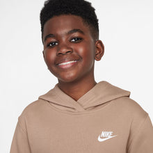 Load image into Gallery viewer, Nike Big Kids Sportswear Club Fleece Hoodie - Hemp
