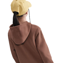 Load image into Gallery viewer, Nike Big Kids Fleece Pullover Hoodie - Fauna Brown/White