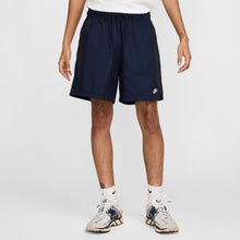 Load image into Gallery viewer, Nike Mens Club Woven Shorts - Obsidian/White