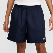 Load image into Gallery viewer, Nike Mens Club Woven Shorts - Obsidian/White
