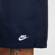 Load image into Gallery viewer, Nike Mens Club Woven Shorts - Obsidian/White