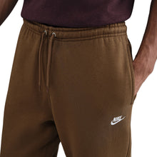 Load image into Gallery viewer, Nike Mens Club Open Hem Sweatpants - Brown