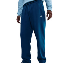 Load image into Gallery viewer, Nike Mens Open Hem Fleece Sweatpants - Green Abyss