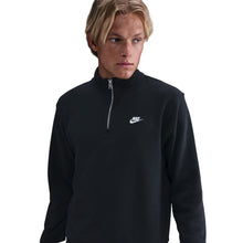 Load image into Gallery viewer, Nike Mens 1/2-Zip Fleece Top - Black