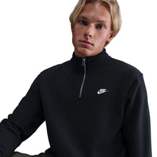 Load image into Gallery viewer, Nike Mens 1/2-Zip Fleece Top - Black