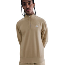 Load image into Gallery viewer, Nike Mens 1/2-Zip Fleece Top - Parachute Beige