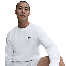 Load image into Gallery viewer, Nike Men's Club Fleece Crewneck - White