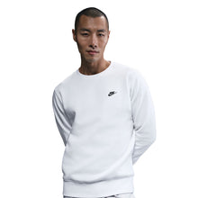 Load image into Gallery viewer, Nike Men's Club Fleece Crewneck - White