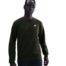 Load image into Gallery viewer, Nike Mens Club Fleece Crewneck - Sequoia