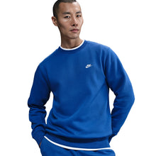 Load image into Gallery viewer, Nike Mens Club Fleece Crewneck - Game Royal