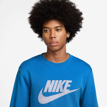 Load image into Gallery viewer, Nike Mens Club Fleece Crewneck - Photo Blue