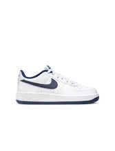 Load image into Gallery viewer, Nike Big Kids Air Force 1 - White Midnight Navy