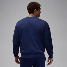 Load image into Gallery viewer, Air Jordan Brooklyn Fleece Crewneck - Midnight Navy/White