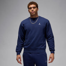 Load image into Gallery viewer, Air Jordan Brooklyn Fleece Crewneck - Midnight Navy/White