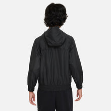 Load image into Gallery viewer, Nike Kids Sportswear Windrunner Jacket - Black
