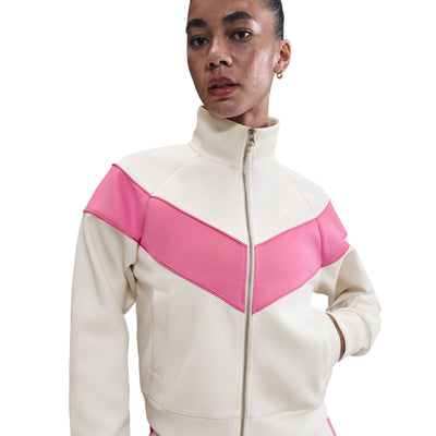 Nike Womens Sportswear Windrunner Knit Jacket - Sail/Playful Pink
